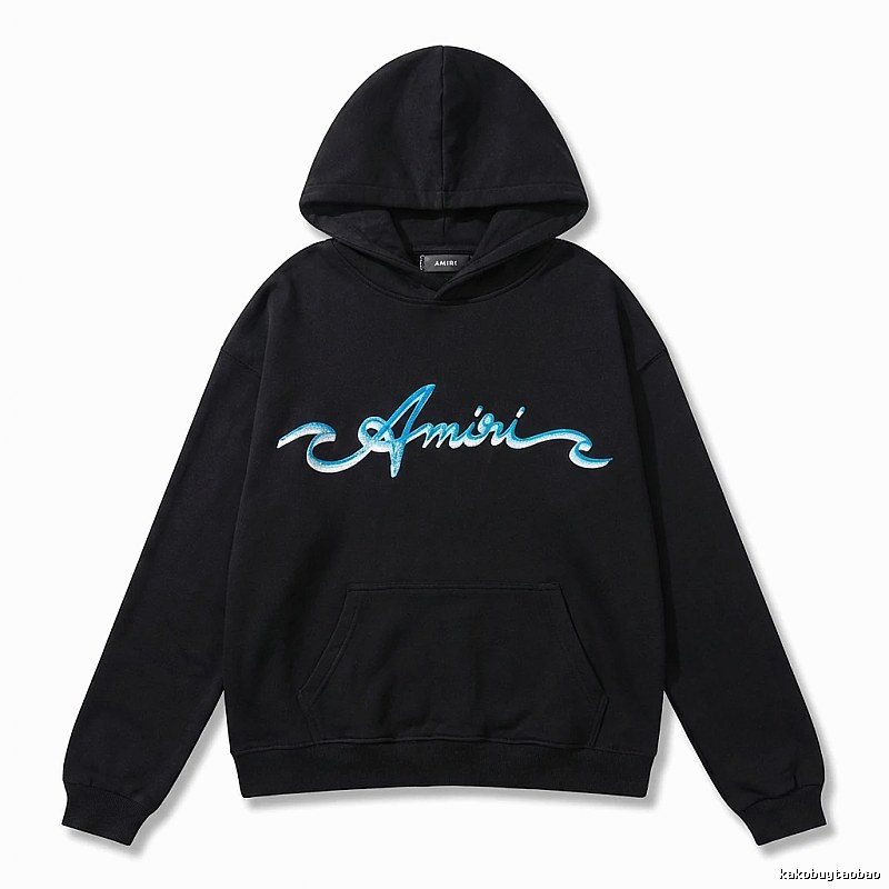 AMIRI Trendy Style Black Hoodie