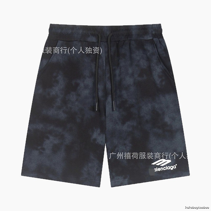 Balenciaga tie-dye style shorts