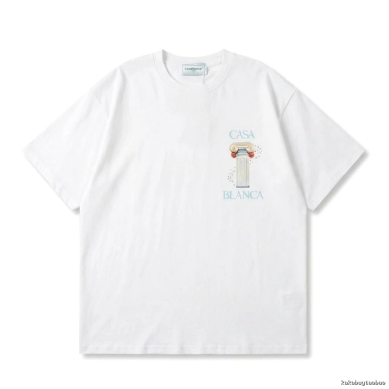 Casablanca Greek column style white T-shirt
