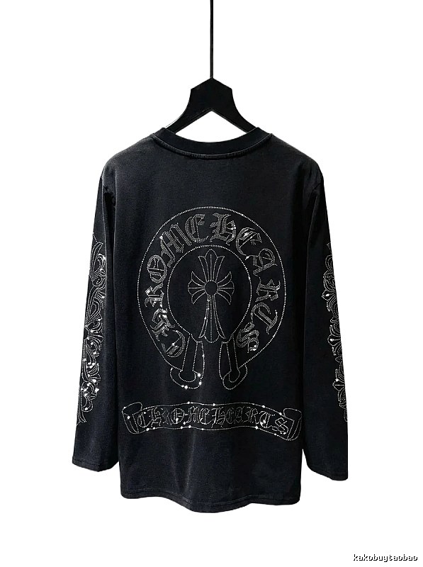 Chrome Hearts Cross Dark Style Black T-shirt