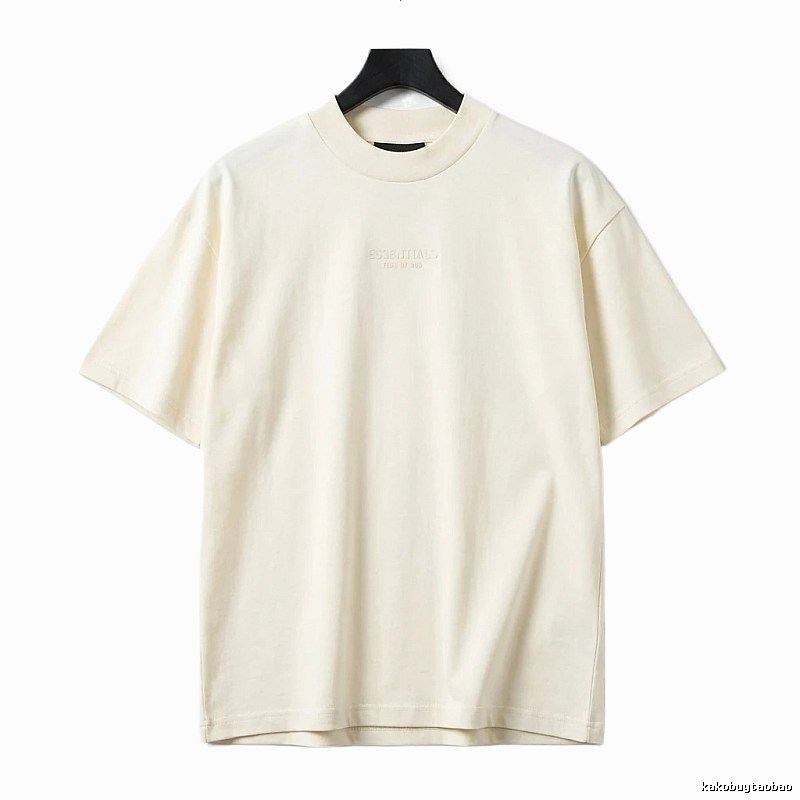 ESSENTIALS minimalist style off-white T-shirt