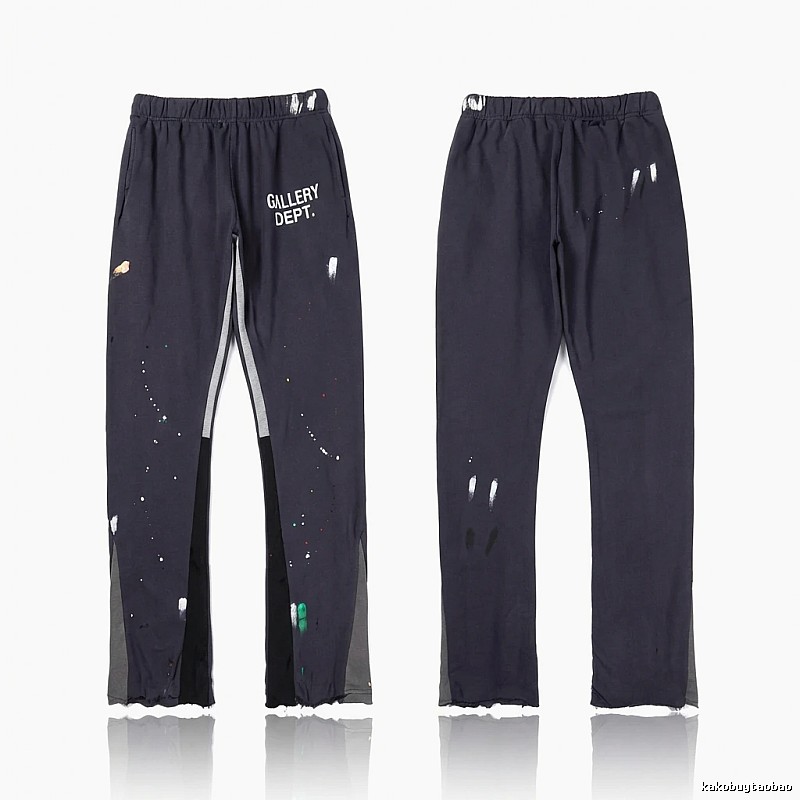 Gallery Dept Graffiti Style Black Trousers