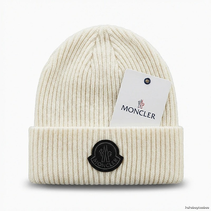 Moncler basic model simple off-white hat
