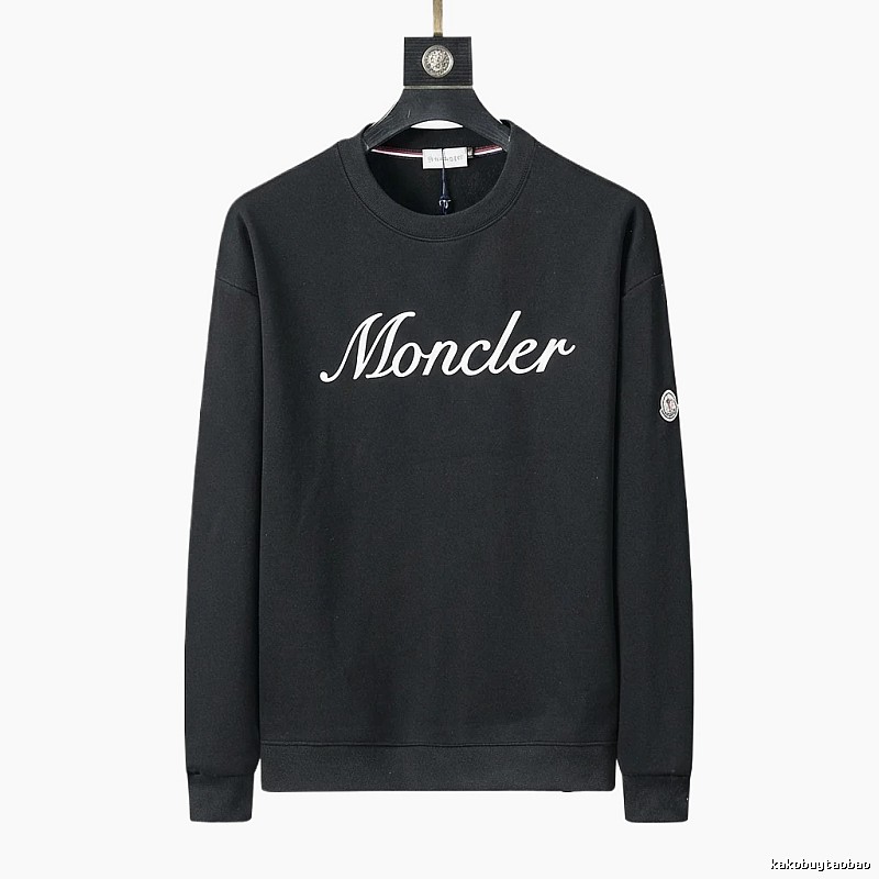 Moncler black simple sweatshirt