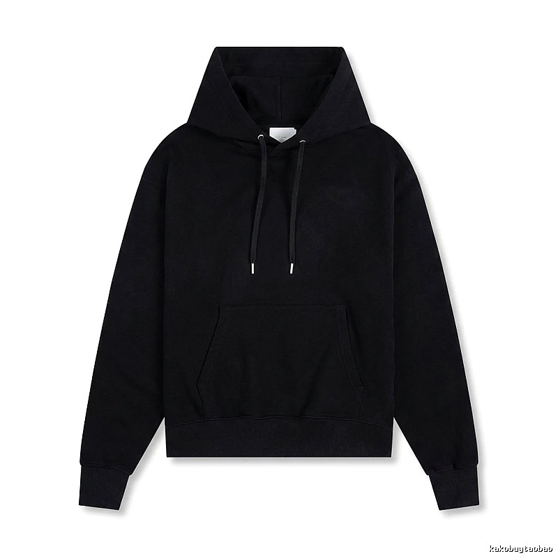 AMI Basic Style Simple Black Hoodie