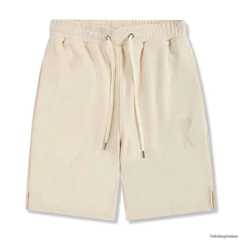 AMI casual style off-white shorts