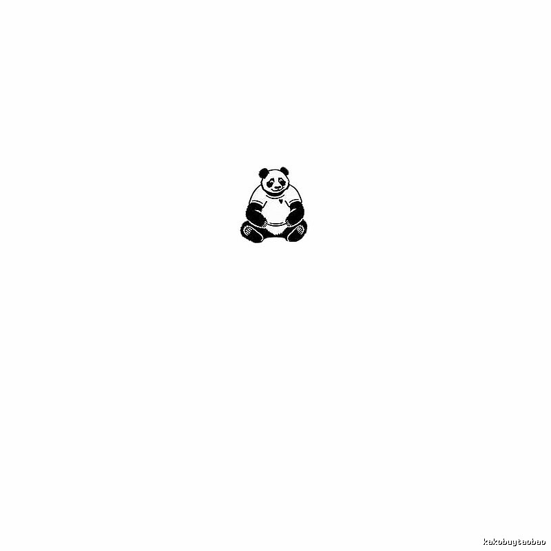 AMI Panda Print Style T-shirt