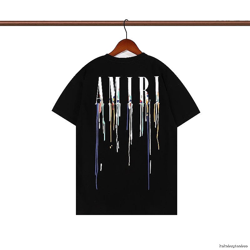 Amiri Compact Graphic T-shirt White Blue Amiri for Smart Casual Looks