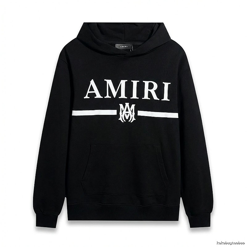AMIRI Letter Print Black Sweatshirt
