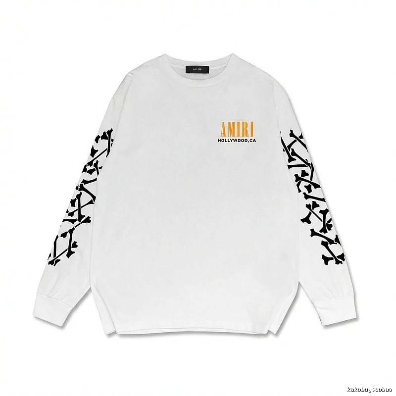 AMIRI Retro Style White Sweatshirt