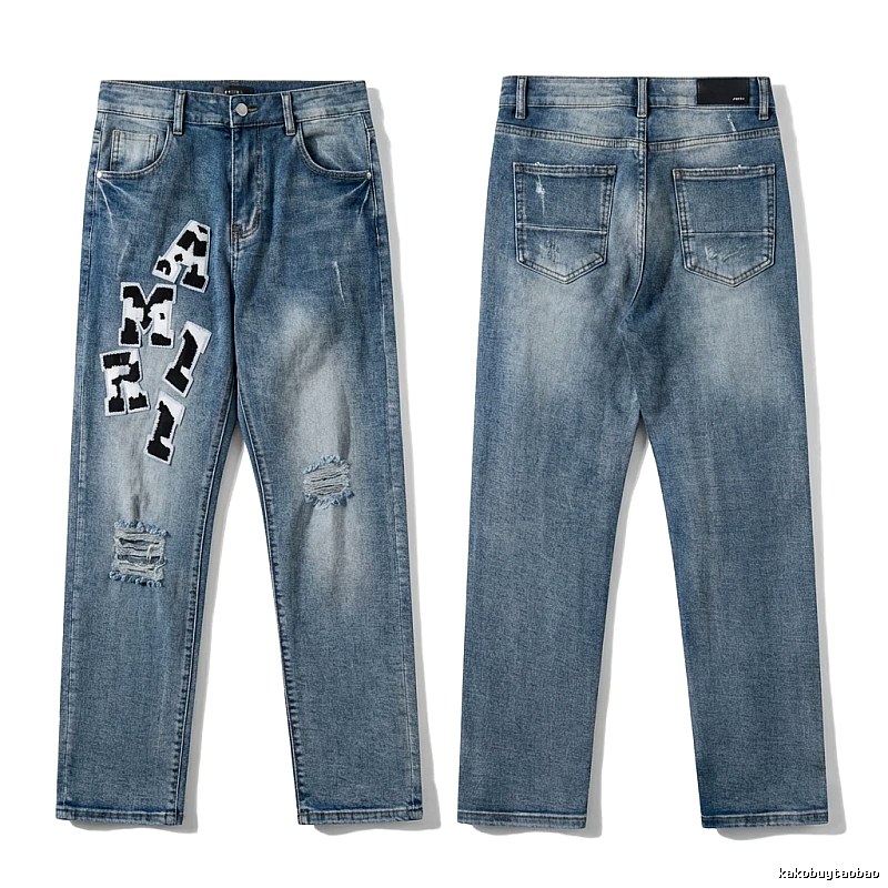 AMIRI Ripped Trendy Style Jeans