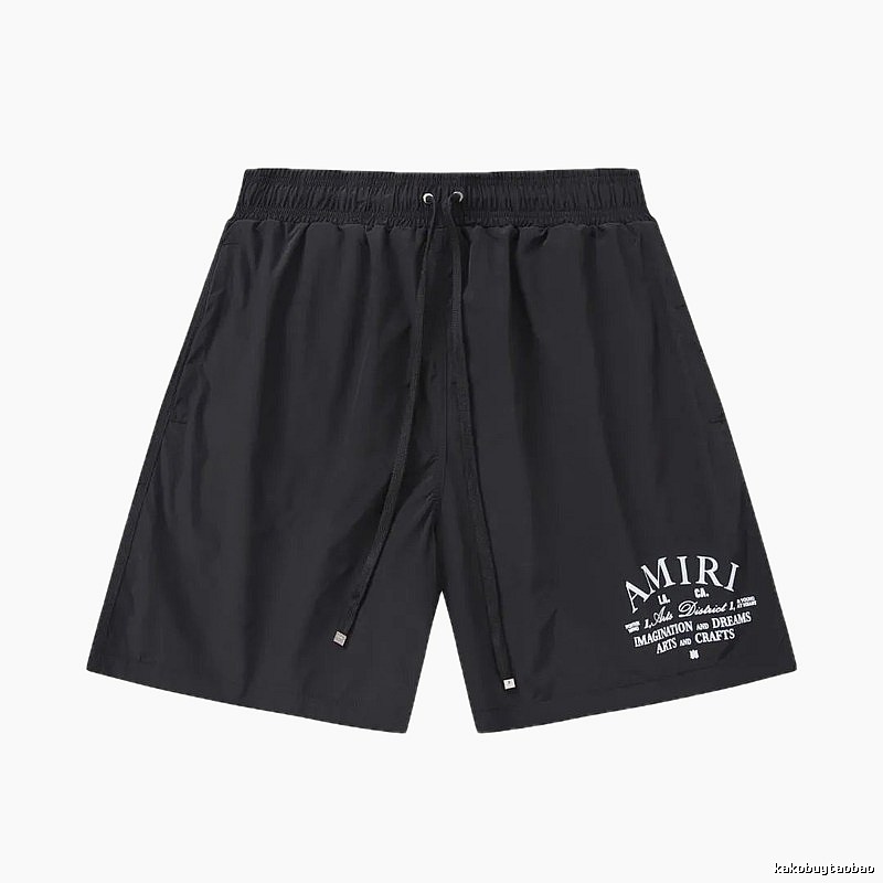 AMIRI trendy brand black shorts