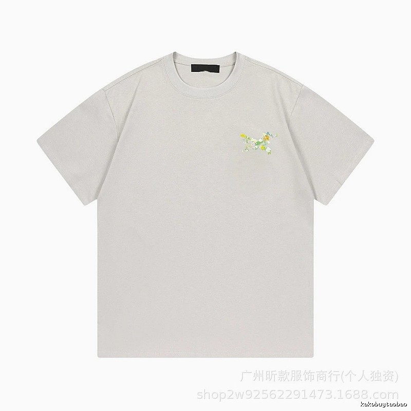 Arc'teryx Casual Light Grey Floral Short-sleeve T-shirt