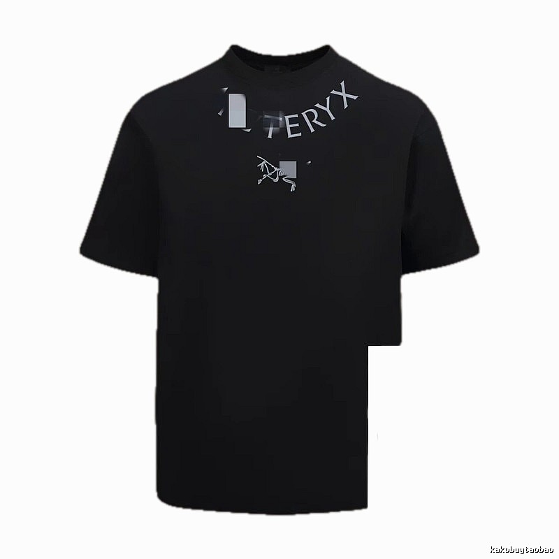 Arc'teryx Printed Functional Style Black Short Sleeve T-shirt