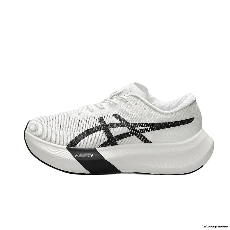 ASICS Speed Style Black and White Running Shoes