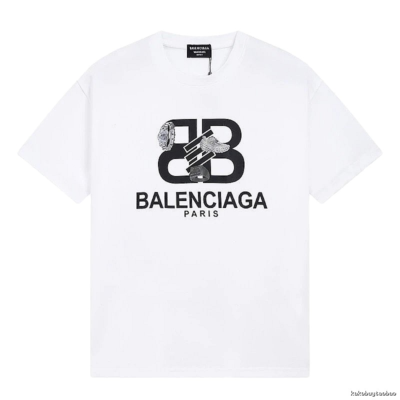 Balenciaga BB Series Simple White T-shirt