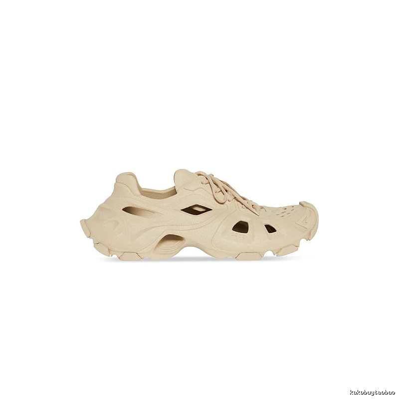Balenciaga Cream Slip-on Shape Beige Mule Sneaker for Photo Ready Styling