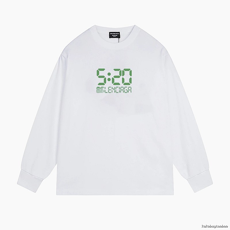Balenciaga digital-style white T-shirt