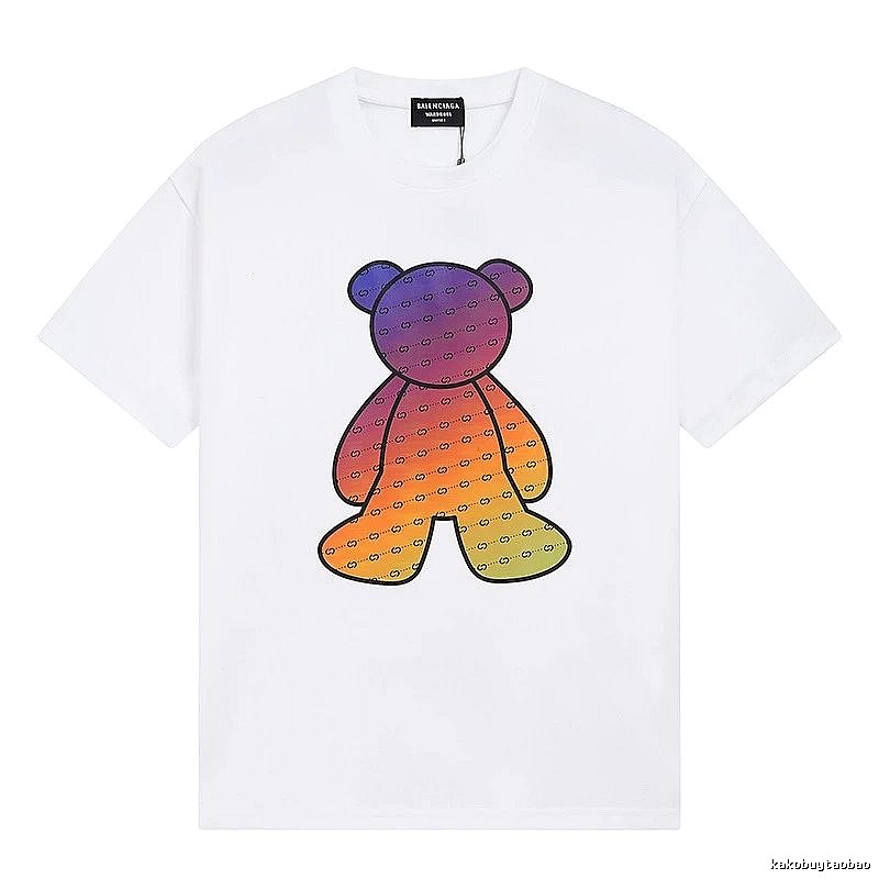 Balenciaga Gradient Bear White T-shirt