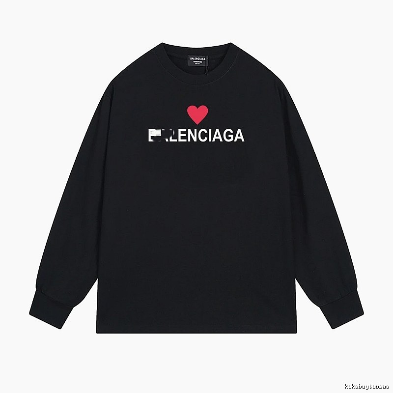 Balenciaga Love Simple Black T-shirt