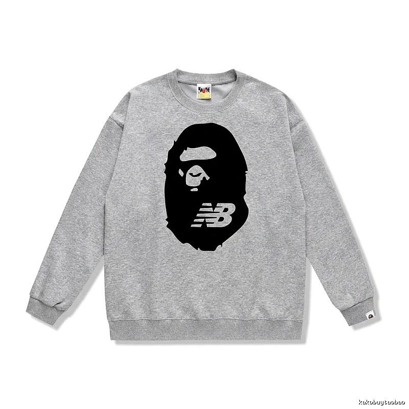Bape Ape Head Grey Sweatshirt