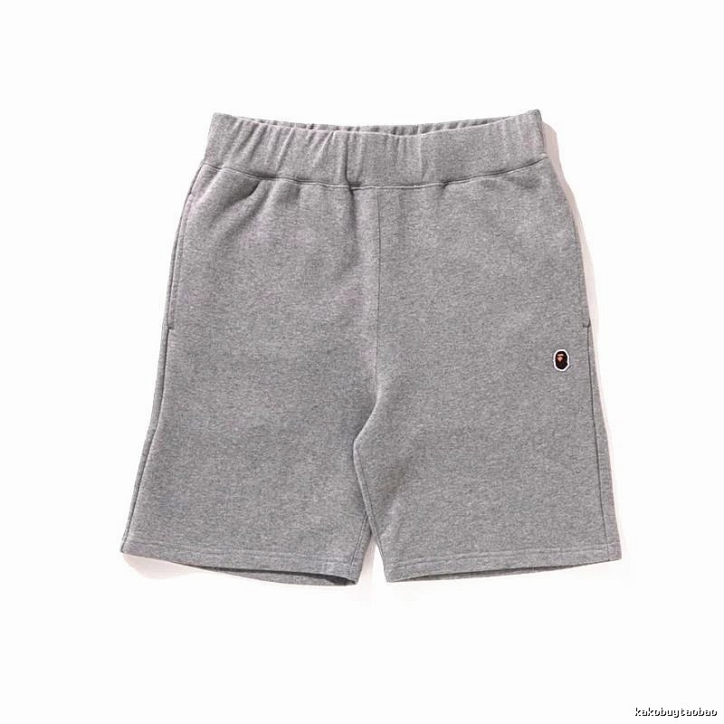 Bape basic casual gray shorts