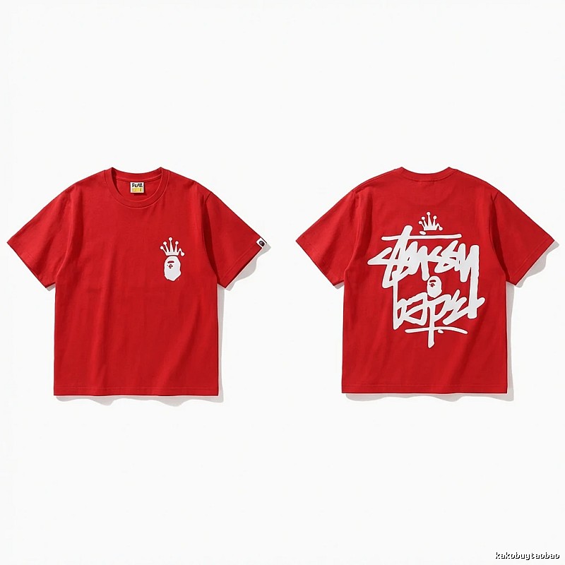 Bape Crown Graffiti Style T-shirt