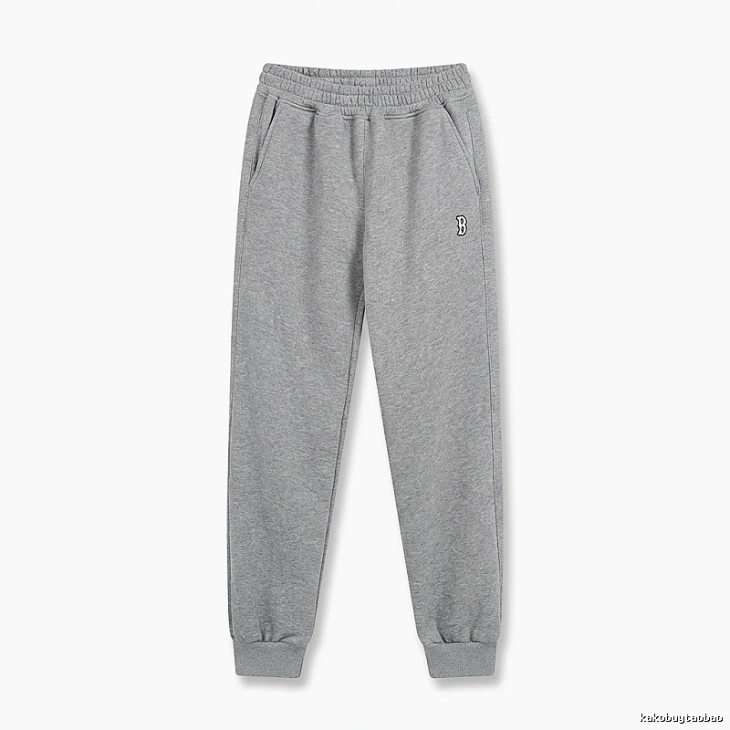Basic style casual gray sweatpants of MLB