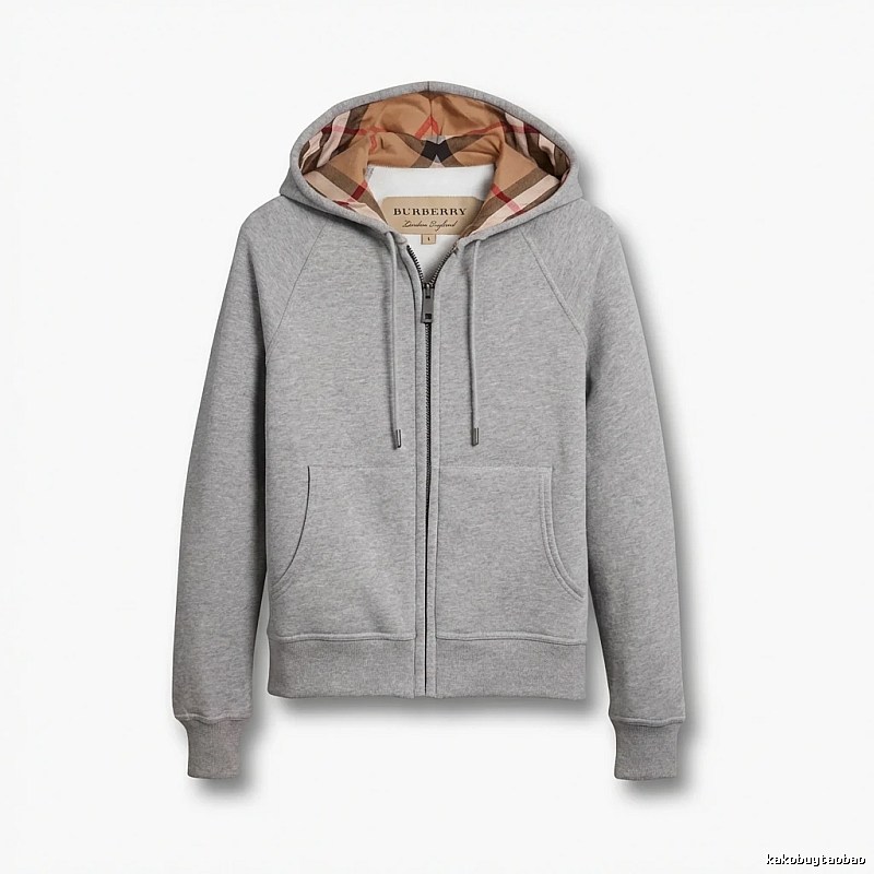 Burberry checkered retro grey sweatshirt
