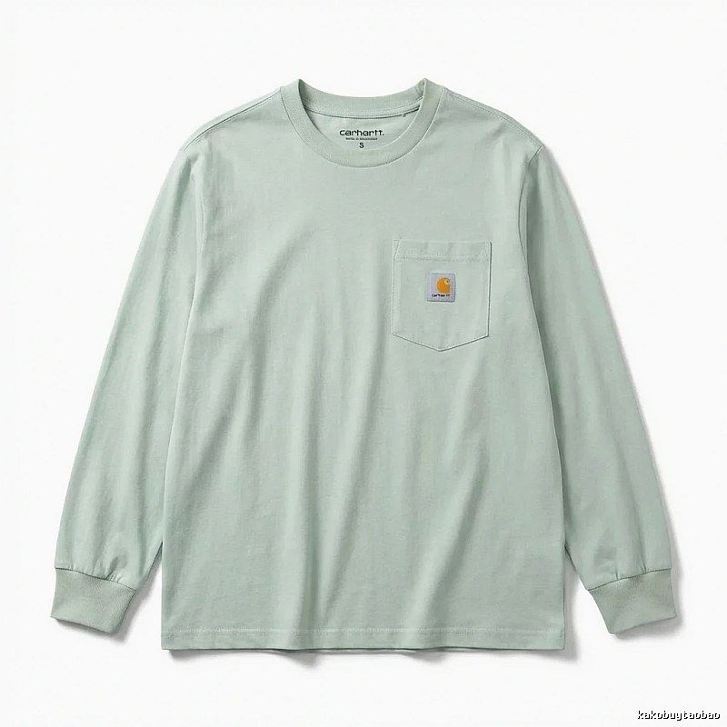Carhartt basic simple style light green sweatshirt
