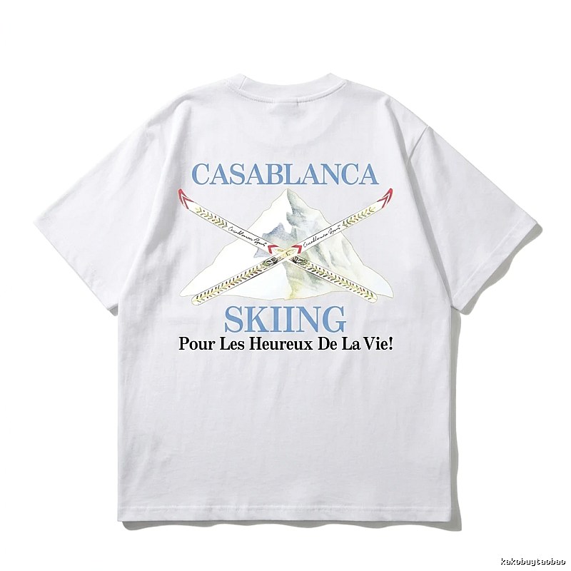Casablanca Ski Style White T-shirt