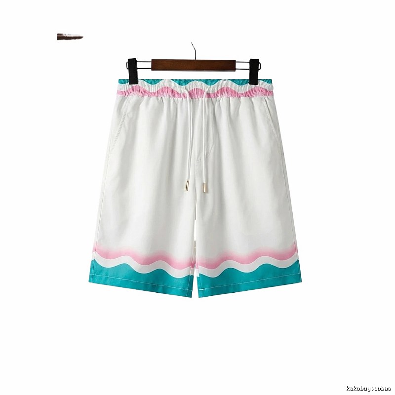 Casablanca Wave Pattern Casual Shorts
