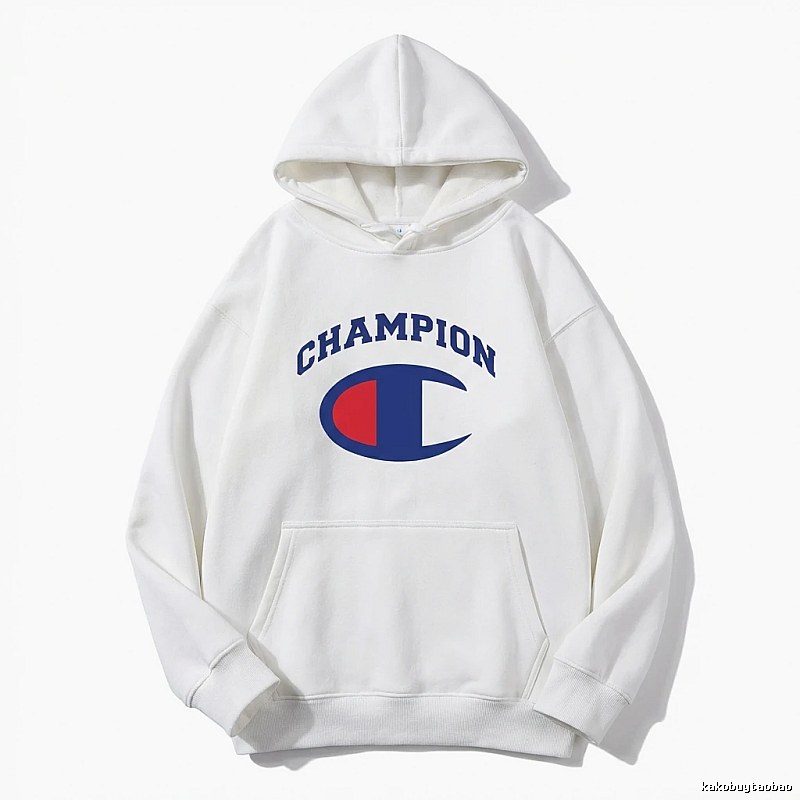 Champion classic white hoodie.