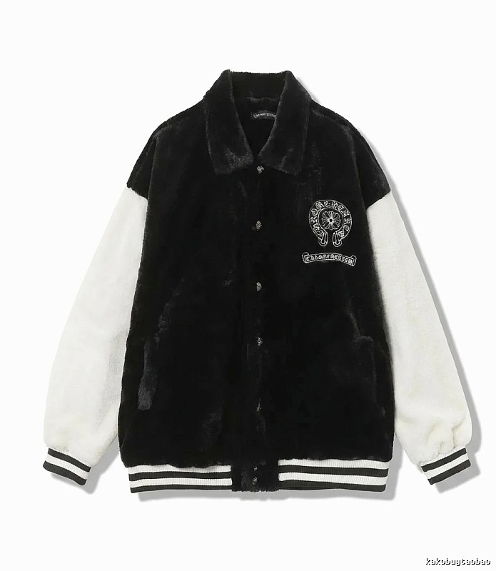Chrome Hearts Retro Style Black and White Jacket