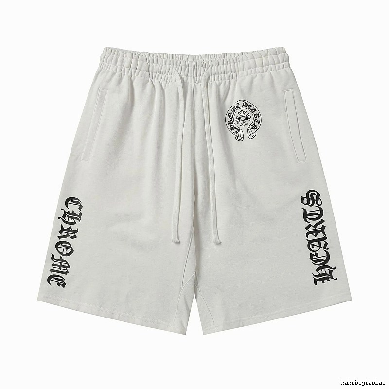 Chrome Hearts trendy and cool white shorts