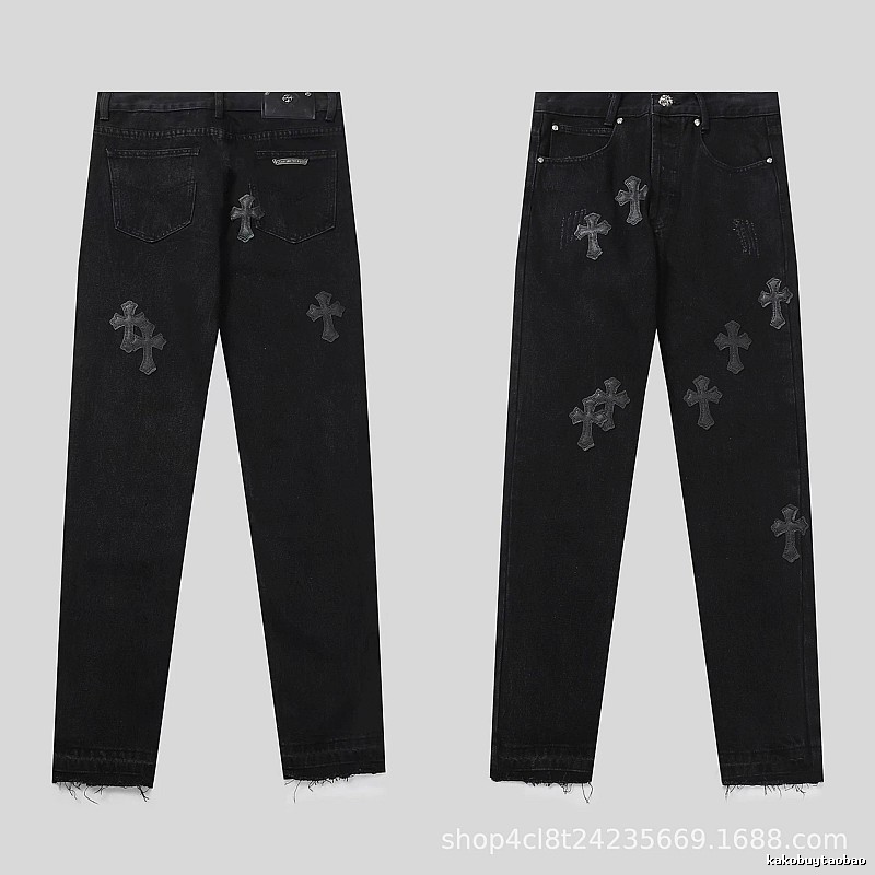 Chrome Hearts Weekend Graphic jeans Light Denim Jeans for Seasonal Looks