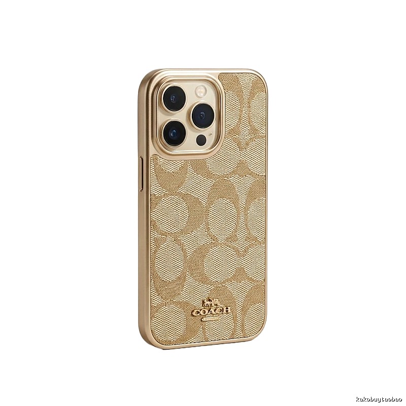 Coach monogram style iPhone case