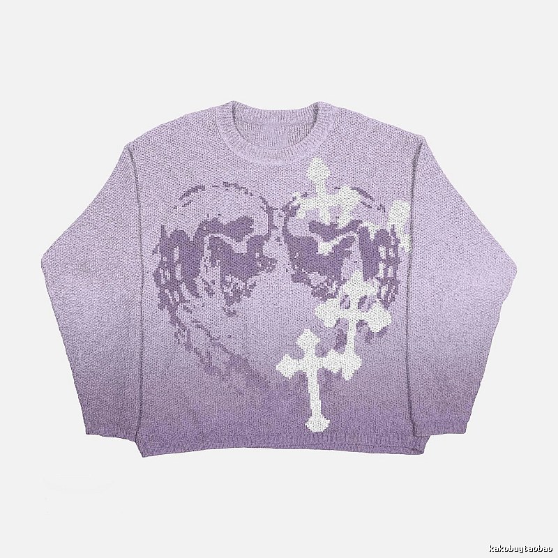 Compact Anime graphic sweater Black Knit Top for Sport-Inspired Styling
