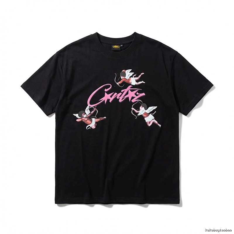 Corteiz Cupid Trendy Cool Black T-shirt