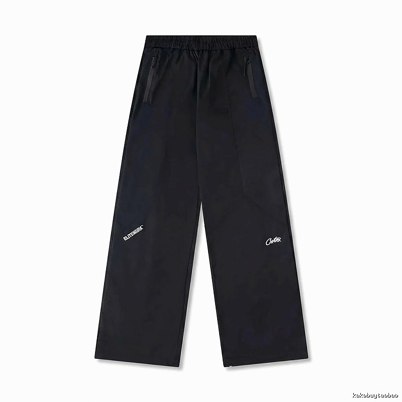 Corteiz Elite Series Trendy and Cool Style Black Long Pants