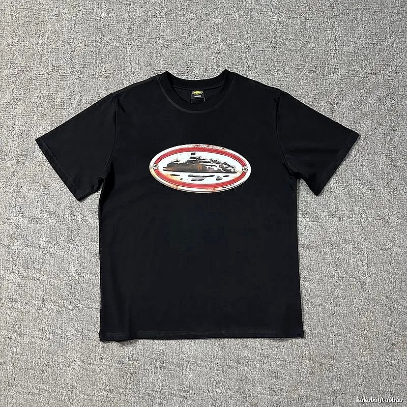 Corteiz Premium Style Logo T-shirt Black Corteiz for Resort Outfits