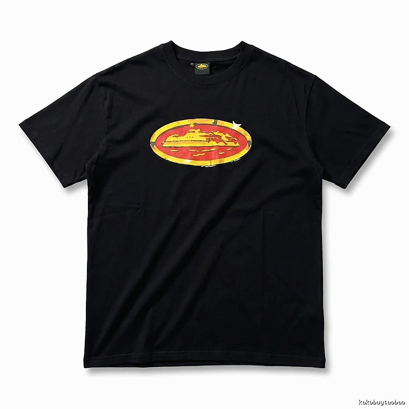 Corteiz Printed Trendy Black T-shirt