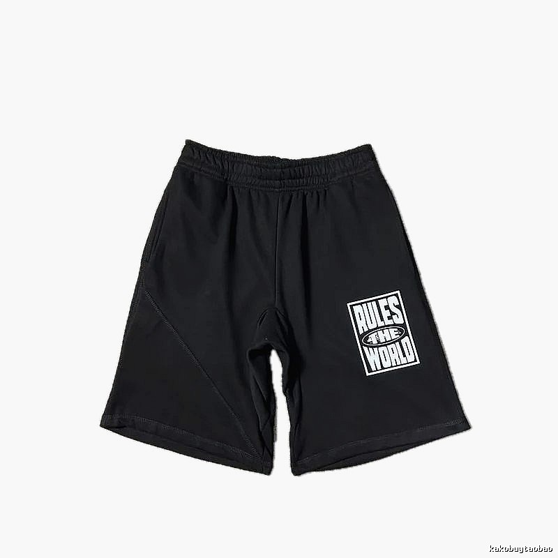Corteiz Rule World Style Black Shorts