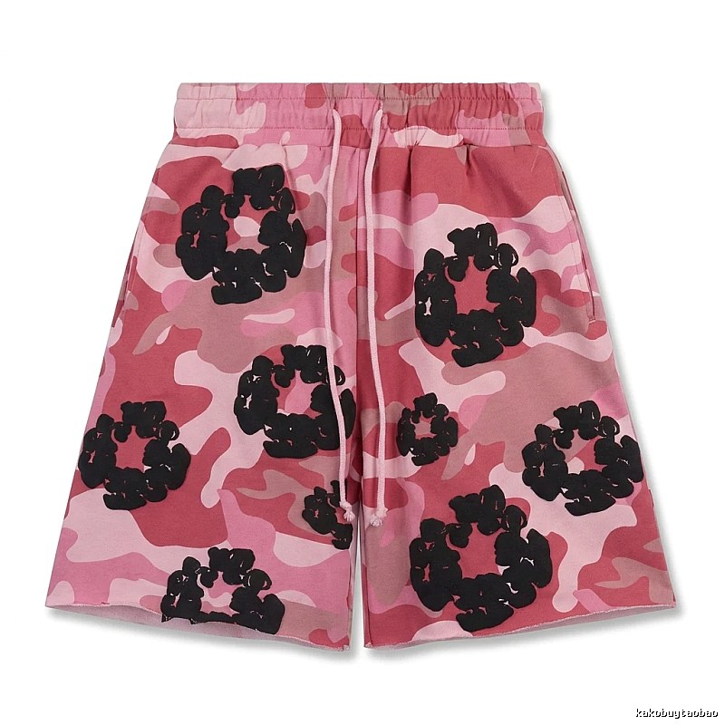 DENIM TEARS camouflage-style shorts