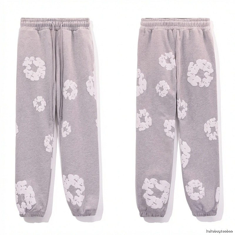 DENIM TEARS Printed Casual Grey Pants