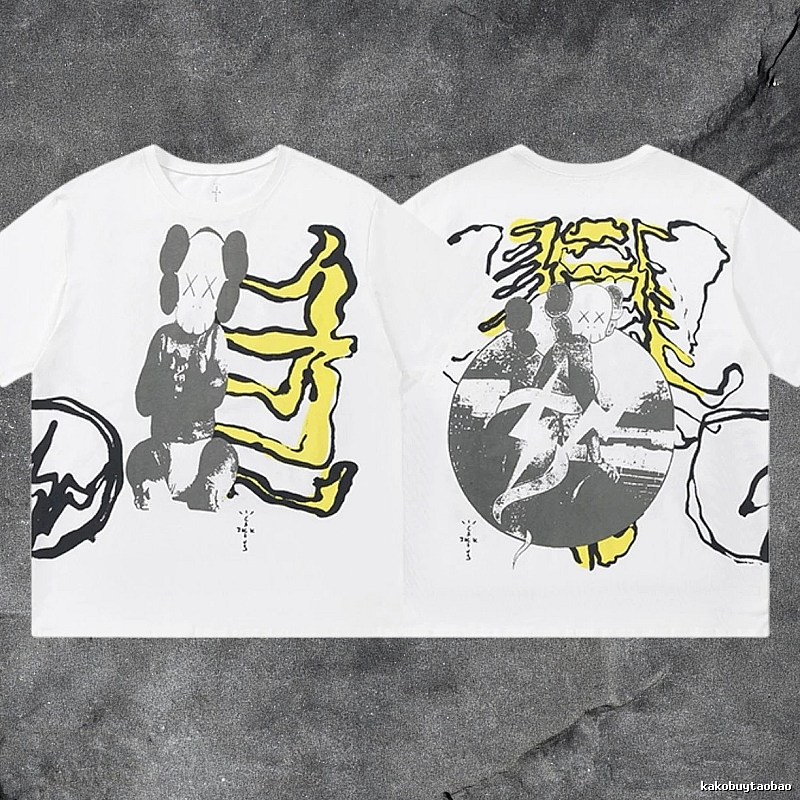 Denim Tears White Graphic T-Shirt Training Look