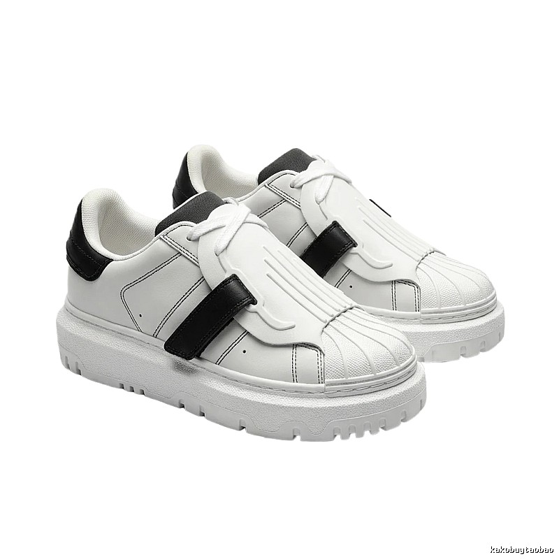 Dior black and white minimalist style board shoes