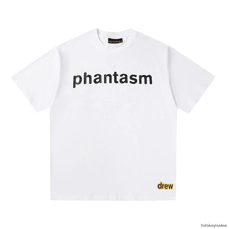 DREW Letter Print Street Style White T-shirt