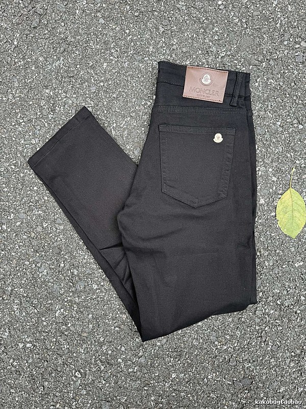 Emporio Armani Daily Slim Casual Pants - small eagle pocket emblem and dark tonal finish