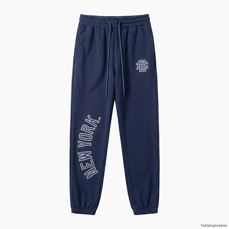 Eric Emanuel New York Style Navy Blue Sweatpants